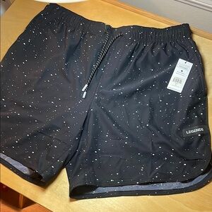 Legends Black Speckled Luka Shorts 7” Liner